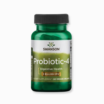 Probiotic 4 Swanson - 60 Veggie Capsules | Megapump